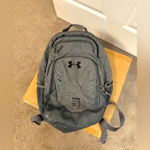 Gray Under Armour School Backpack